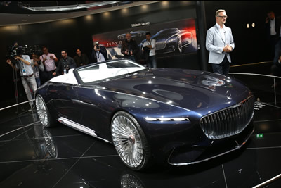 Mercedes Maybach Electric Vision 6 Cabriolet Concept